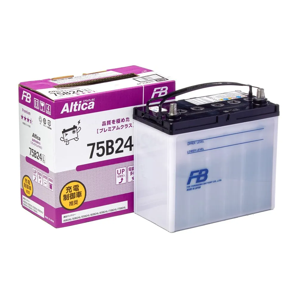 Аккумулятор FB  75B24L Altica PREMIUM Ёмкость 60 Ah, пусковой ток 570 А, 236x126x227