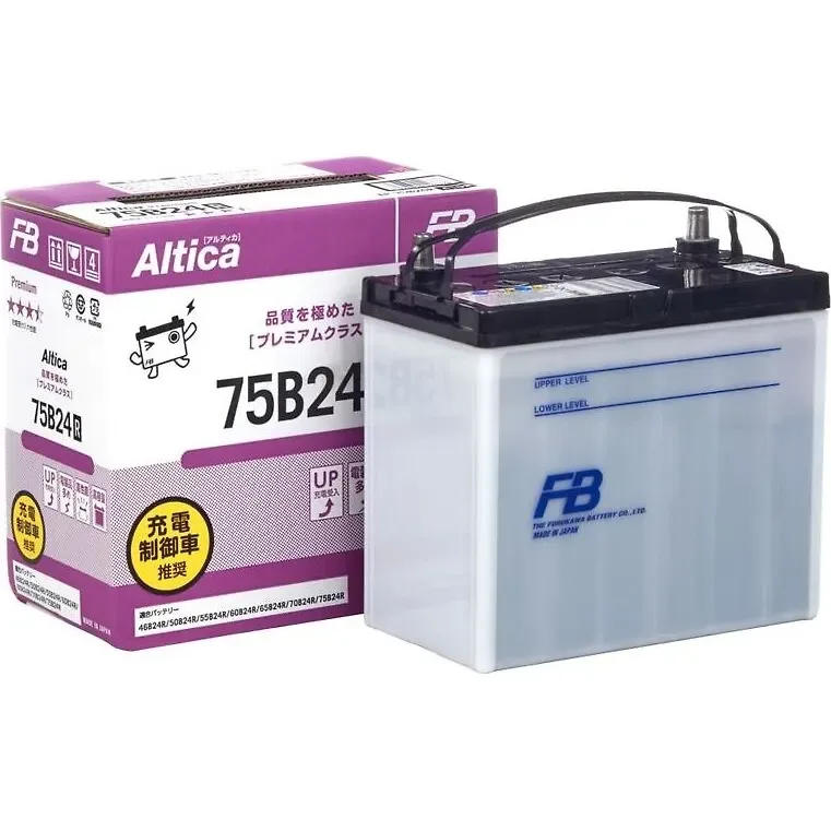 Аккумулятор FB 75B24R Altica PREMIUM Ёмкость 60 Ah, пусковой ток 570 А, 236x126x227