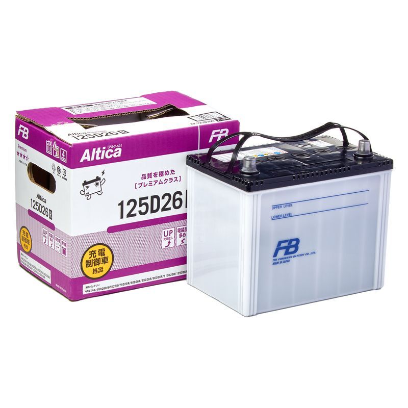 Аккумулятор FB 125D26L Altica PREMIUM 85 Ah, пусковой ток 800 А, 257x170x225