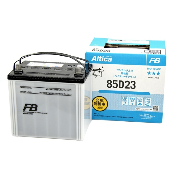 Аккумулятор FB 85D23L Altica HIGH-GRADE, JAPAN-стандарт, 70Ah 670A 230x169x225 mm (-+)